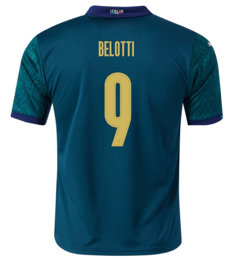 2020 EURO Italy Football Kit Third Soccer Jersey Andrea Belotti 9